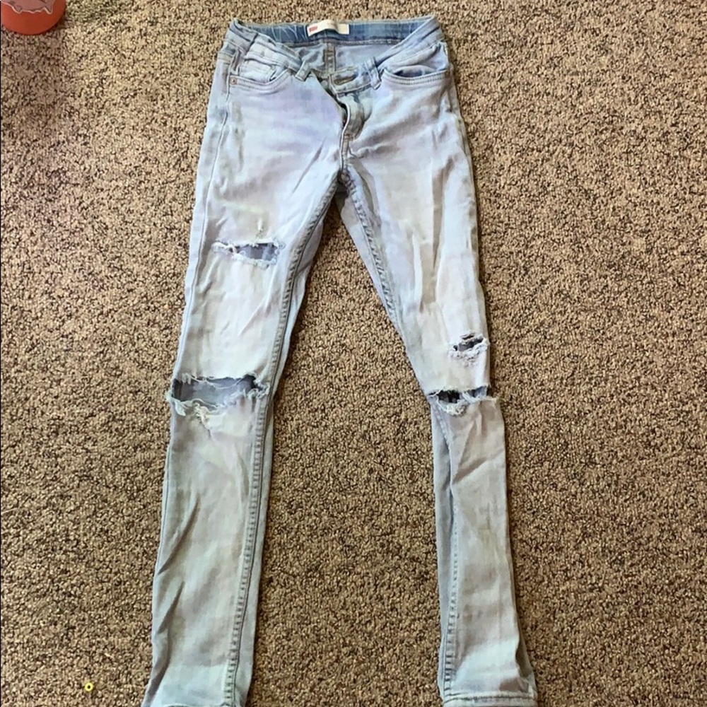 Levi’s ripped jeans slim